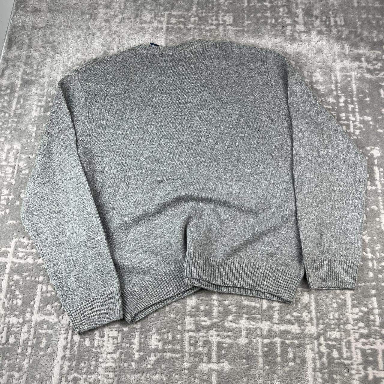 VINTAGE Y2K CHAPS CHUNKY KNITTED JUMPER GREY