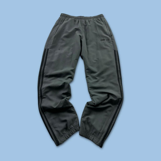 ADIDAS BAGGY TRACKSUIT BOTTOMS GREY