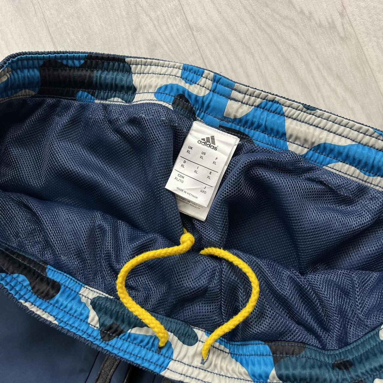 VINTAGE Y2K ADIDAS BAGGY TRACKSUIT BOTTOMS NAVY BLUE