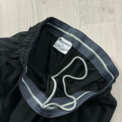 VINTAGE 00s CHAMPION BAGGY LIGHTWEIGHT SWEATPANTS BLACK