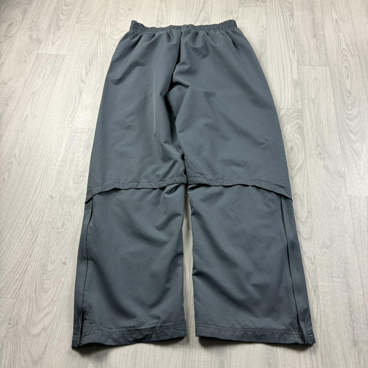 VINTAGE Y2K ADIDAS BAGGY TRACKSUIT BOTTOMS GREY
