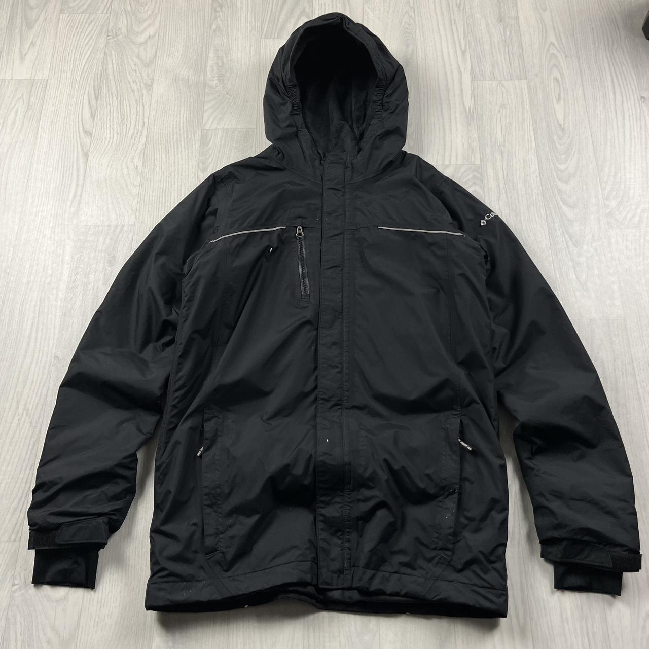 VINTAGE 00s COLUMBIA HOODED JACKET BLACK