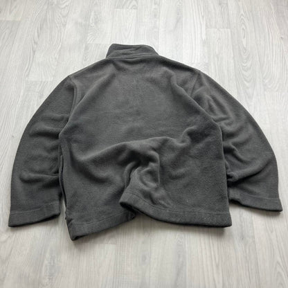 VINTAGE Y2K REEBOK ZIP UP FLEECE GREY