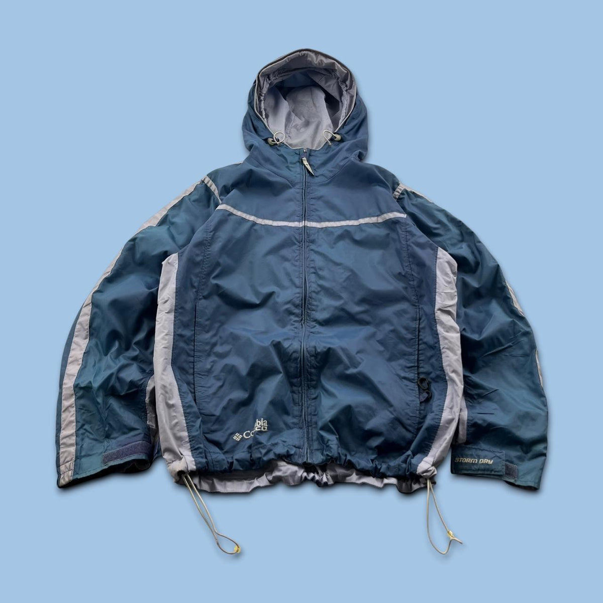 VINTAGE Y2K COLUMBIA TECHNICAL UTILITY SKI JACKET BLUE