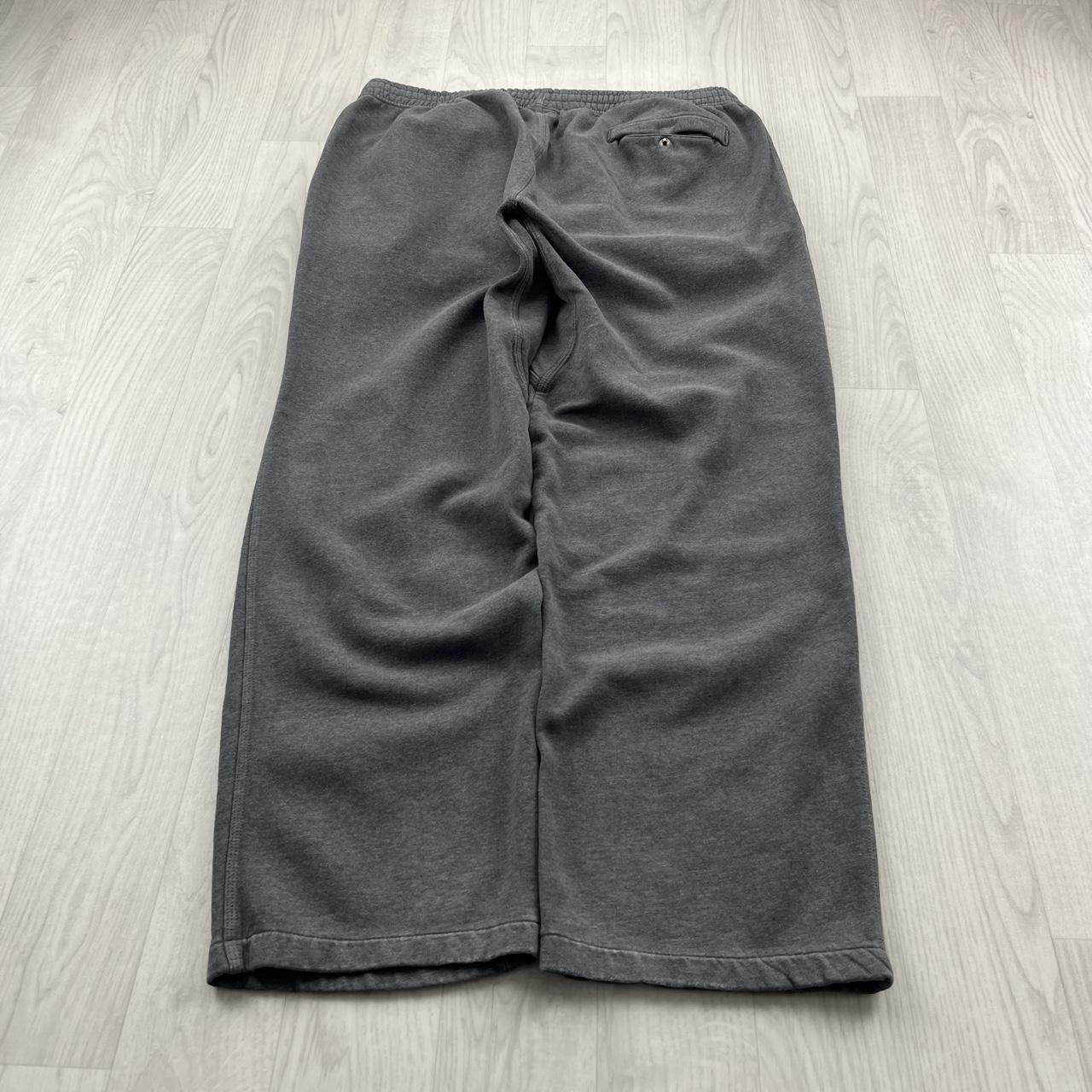 VINTAGE Y2K NIKE BAGGY COTTON SWEATPANTS GREY