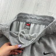 VINTAGE Y2K NIKE BAGGY COTTON SWEATPANTS GREY