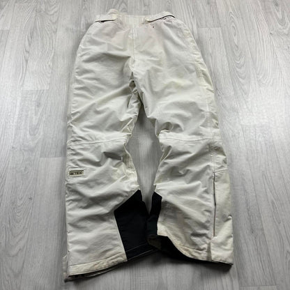 VINTAGE Y2K MAIER BAGGY SKI PANTS SALOPETTES CREAM