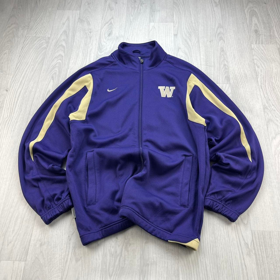 VINTAGE Y2K NIKE WASHINGTON TRACK JACKET PURPLE