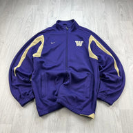 VINTAGE Y2K NIKE WASHINGTON TRACK JACKET PURPLE