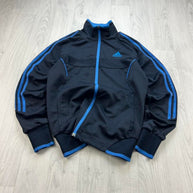 VINTAGE Y2K ADIDAS ZIP UP TRACK JACKET NAVY BLUE
