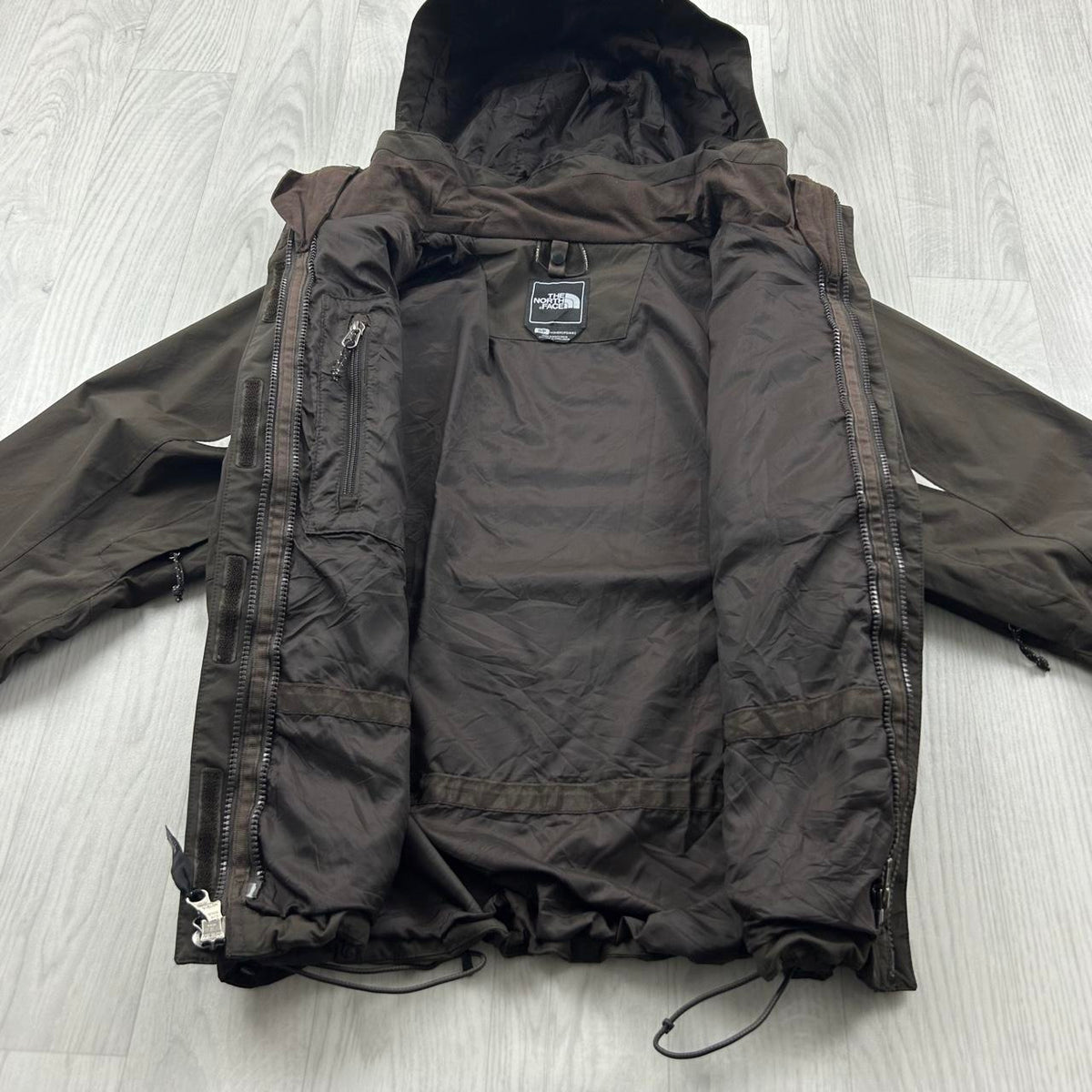 VINTAGE Y2K THE NORTH FACE HYVENT UTILITY JACKET BROWN