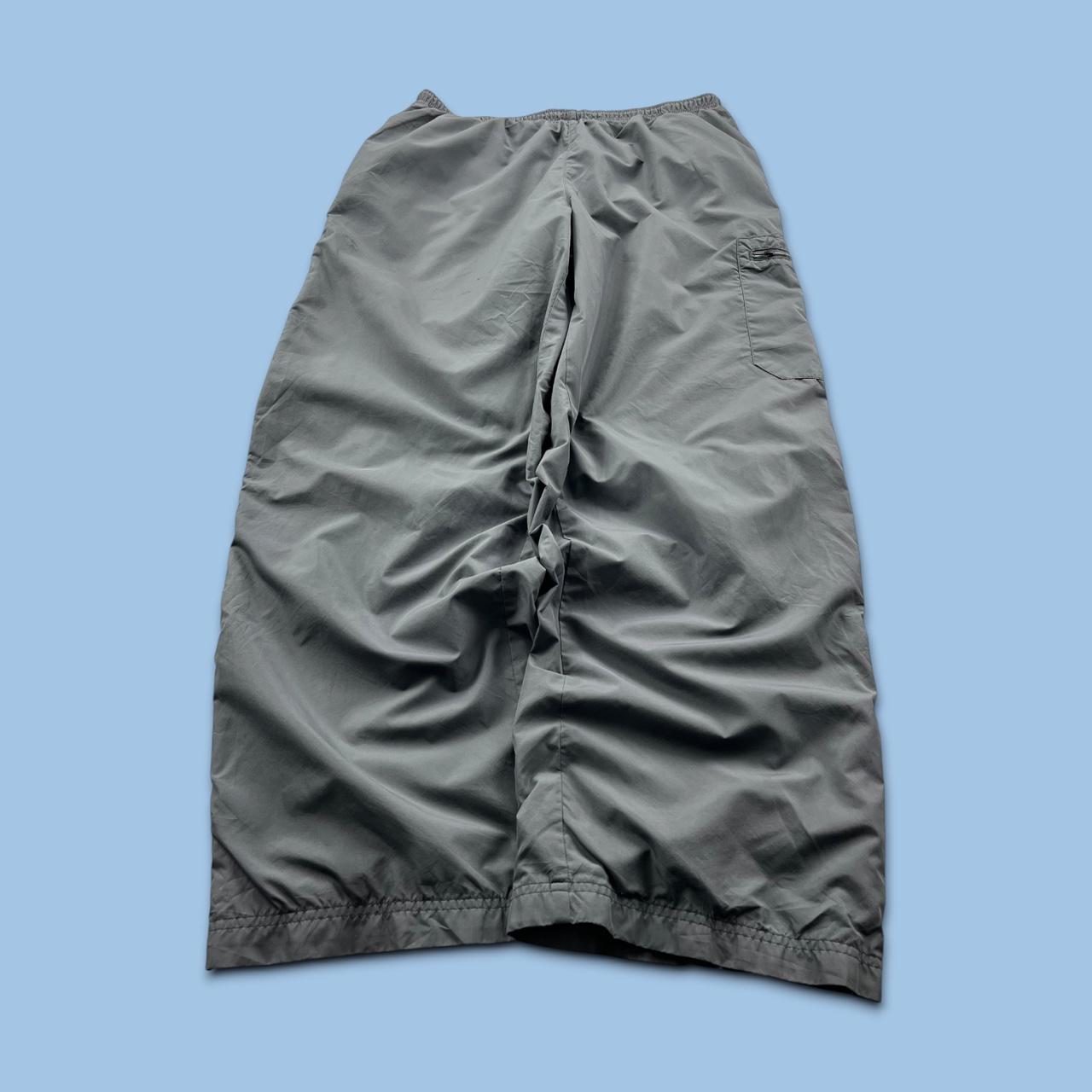 VINTAGE Y2K NIKE BAGGY TRACKSUIT BOTTOMS GREY