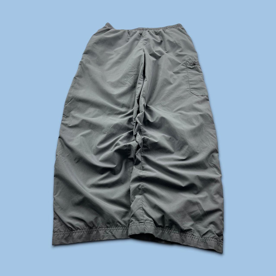 VINTAGE Y2K NIKE BAGGY TRACKSUIT BOTTOMS GREY