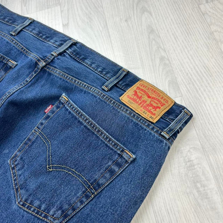 VINTAGE 00s LEVIS 550 SUPER BAGGY JEANS BLUE
