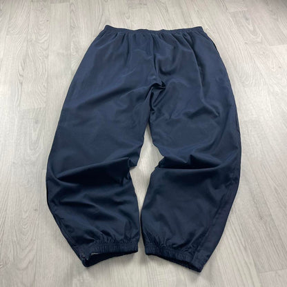 VINTAGE 00s REEBOK BAGGY TRACKSUIT BOTTOMS NAVY (2XL)