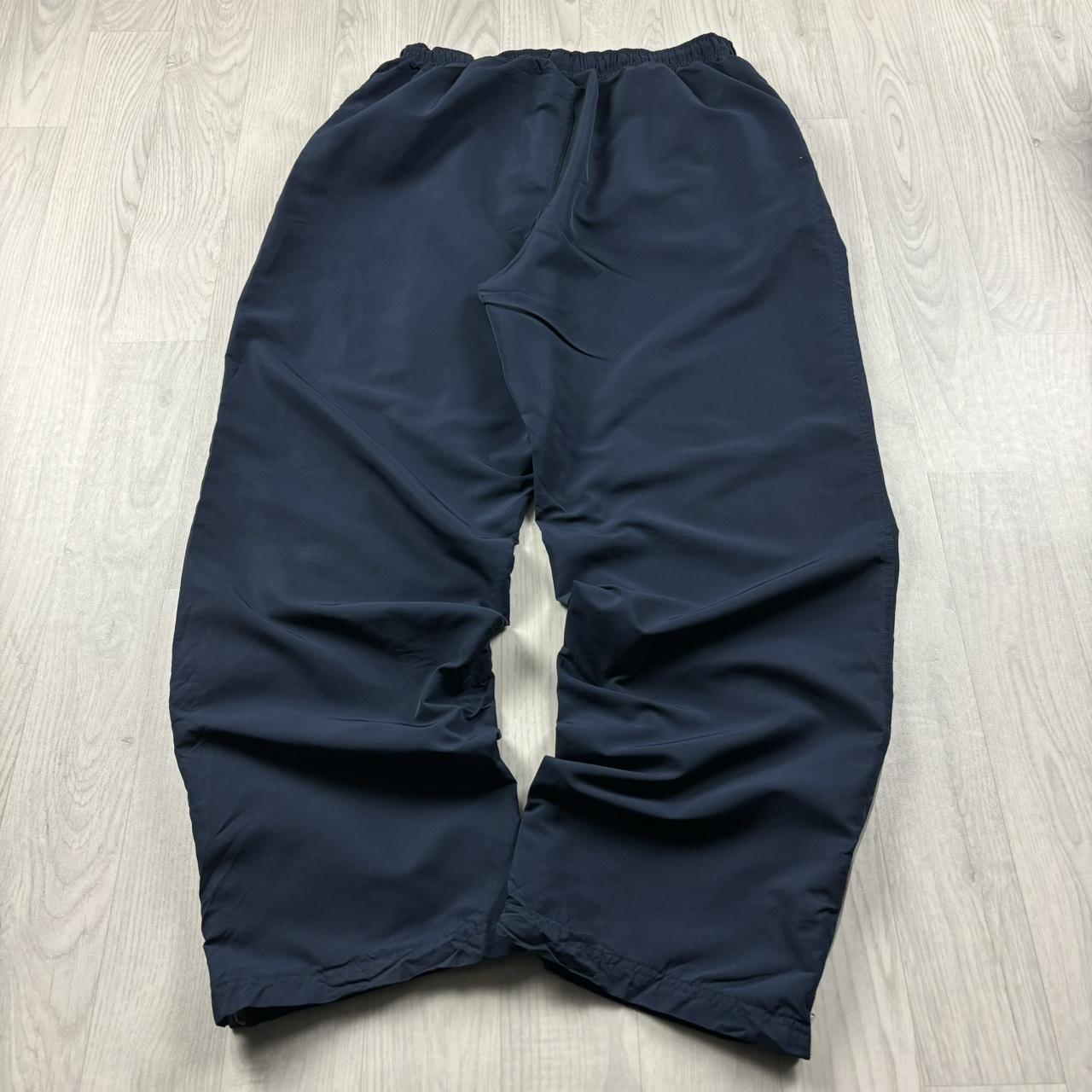 VINTAGE Y2K REEBOK BAGGY TRACKSUIT BOTTOMS NAVY