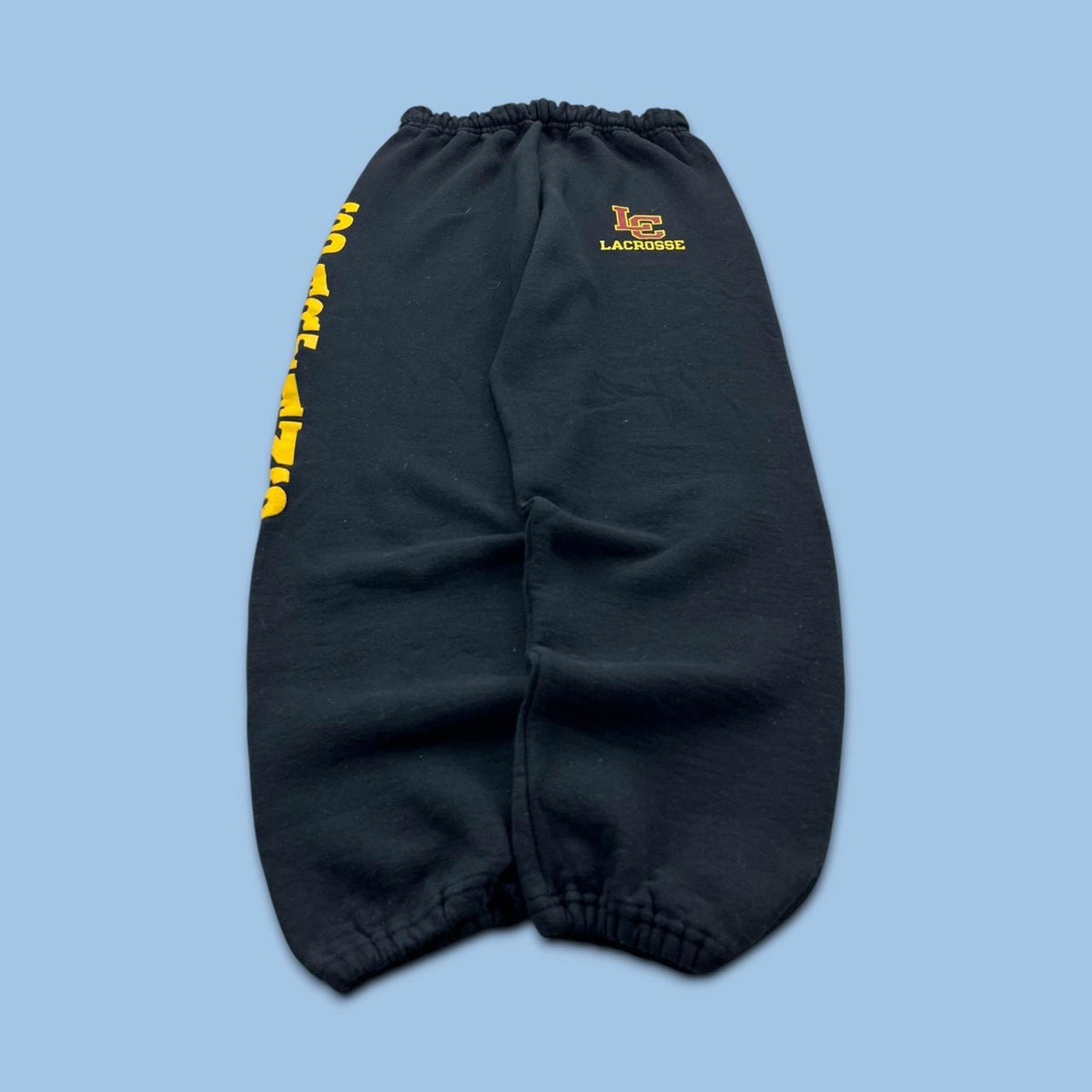 VINTAGE Y2K RUSSELL ATHLETIC BAGGY COTTON SWEATPANTS BLACK