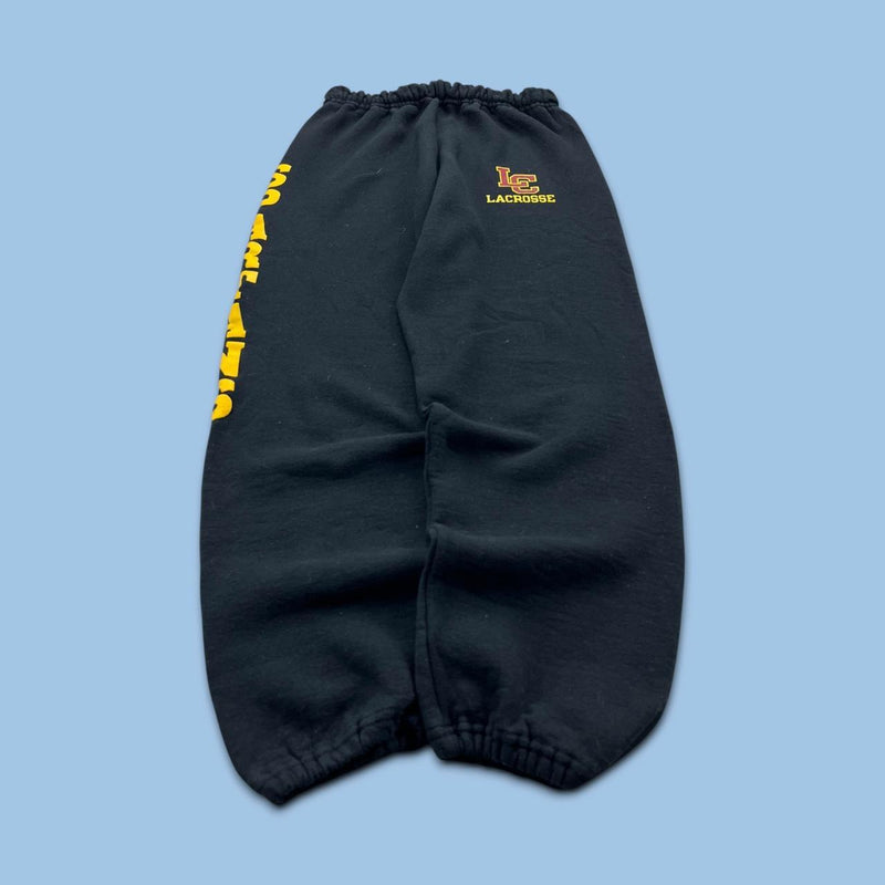 VINTAGE Y2K RUSSELL ATHLETIC BAGGY COTTON SWEATPANTS BLACK