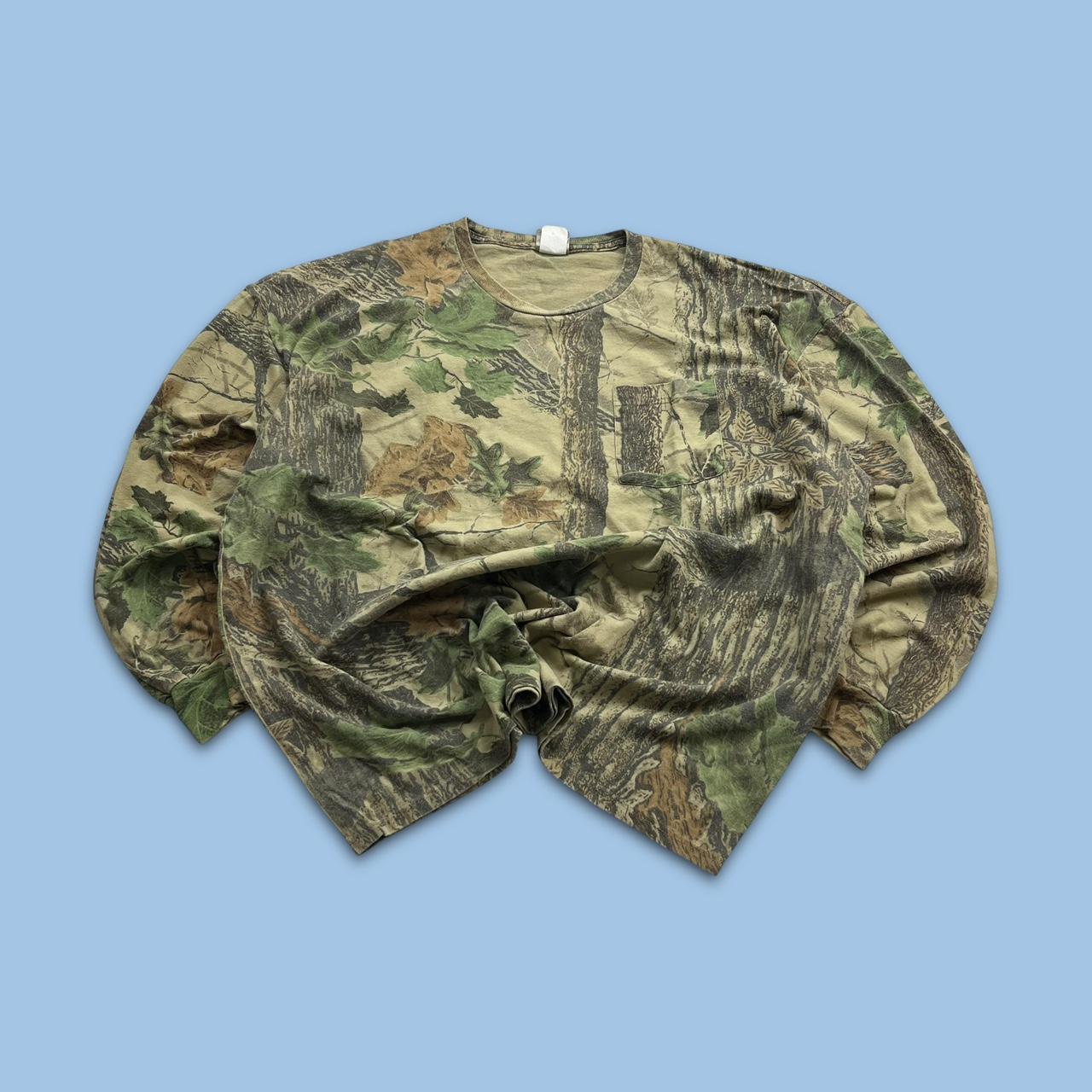 VINTAGE Y2K JERZEES REALTREE LONG SLEEVE T SHIRT CAMO