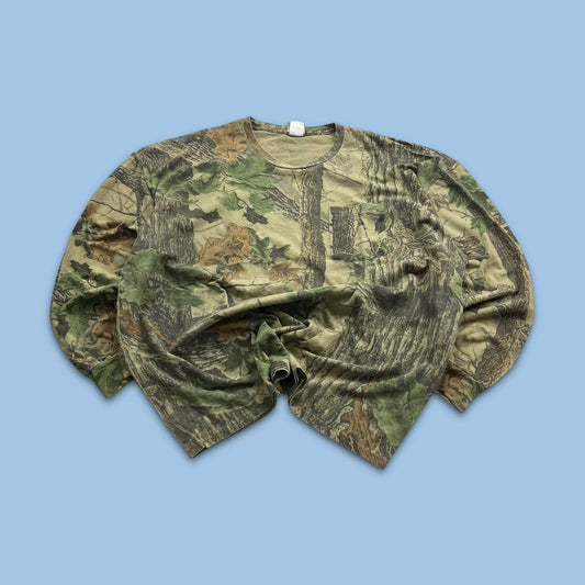 VINTAGE Y2K JERZEES REALTREE LONG SLEEVE T SHIRT CAMO