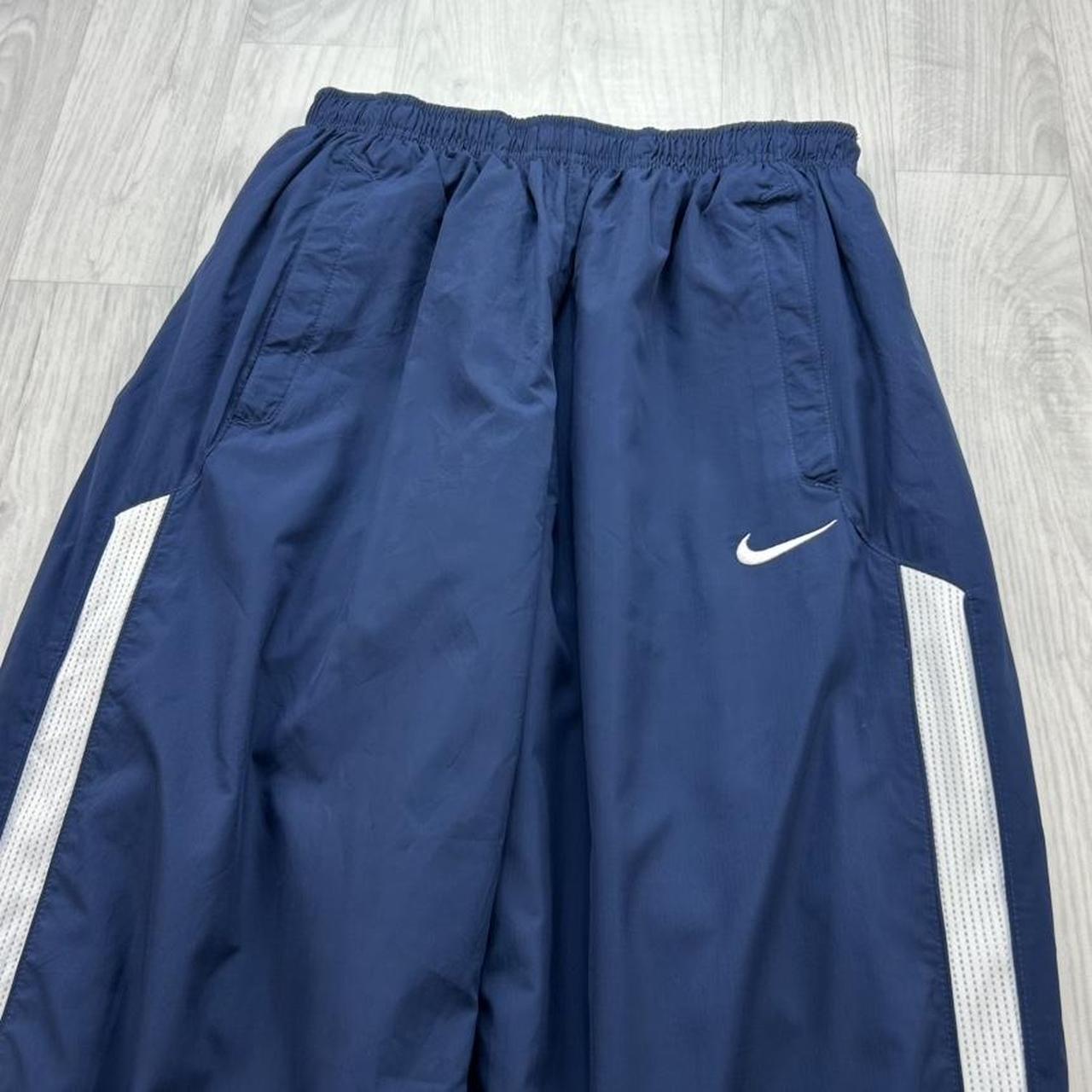VINTAGE Y2K NIKE LOOSE TRACKSUIT BOTTOMS NAVY