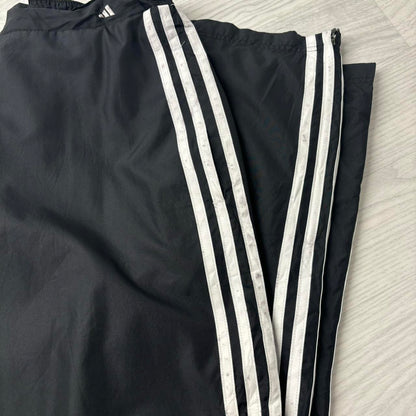 VINTAGE Y2K ADIDAS BAGGY TRACKSUIT BOTTOMS BLACK
