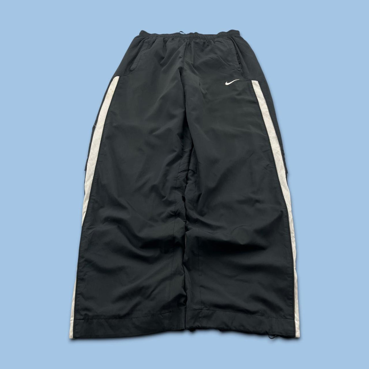 VINTAGE Y2K NIKE BAGGY TRACKSUIT BOTTOMS BLACK