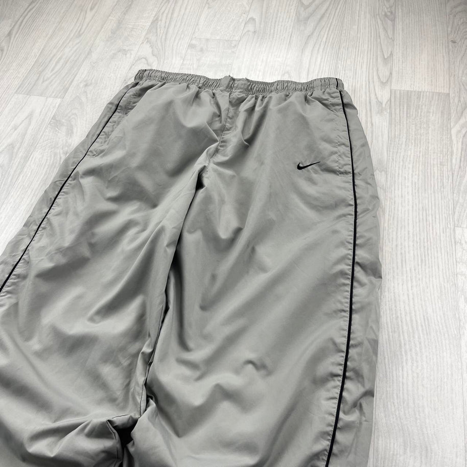 VINTAGE Y2K NIKE BAGGY TRACKSUIT BOTTOMS GREY