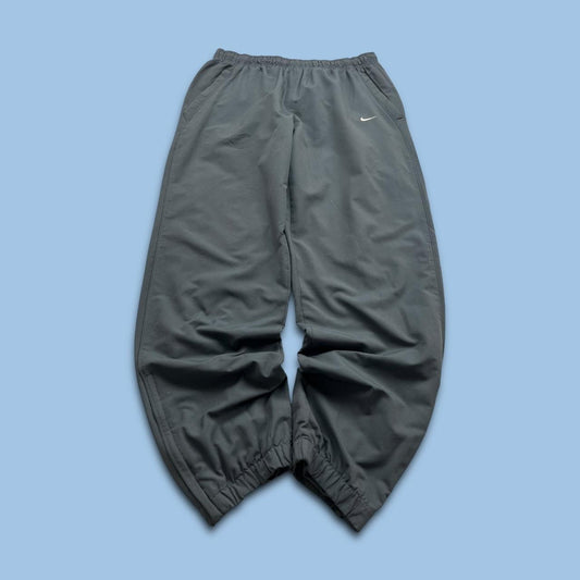 VINTAGE Y2K NIKE BAGGY TRACKSUIT BOTTOMS GREY