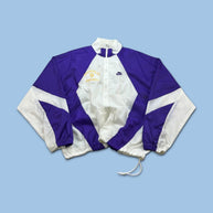 VINTAGE 90s NIKE WINDBREAKER JACKET PURPLE / WHITE