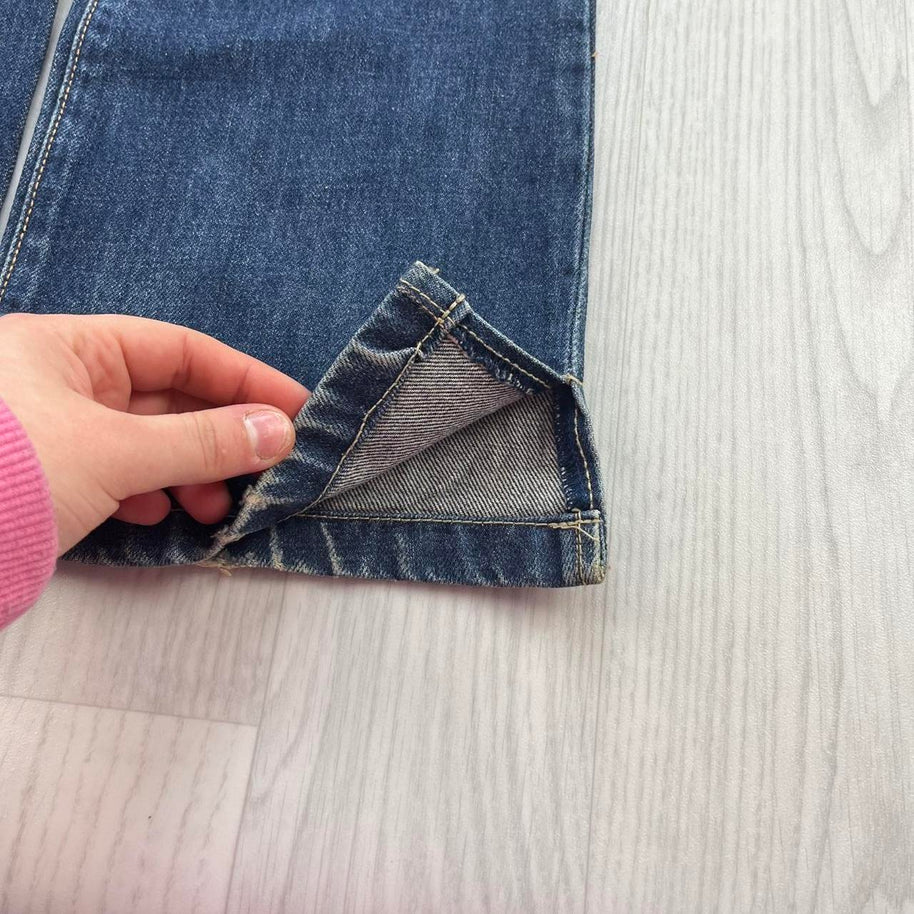 VINTAGE Y2K ET BOITE LOW RISE BOOTCUT JEANS NAVY BLUE