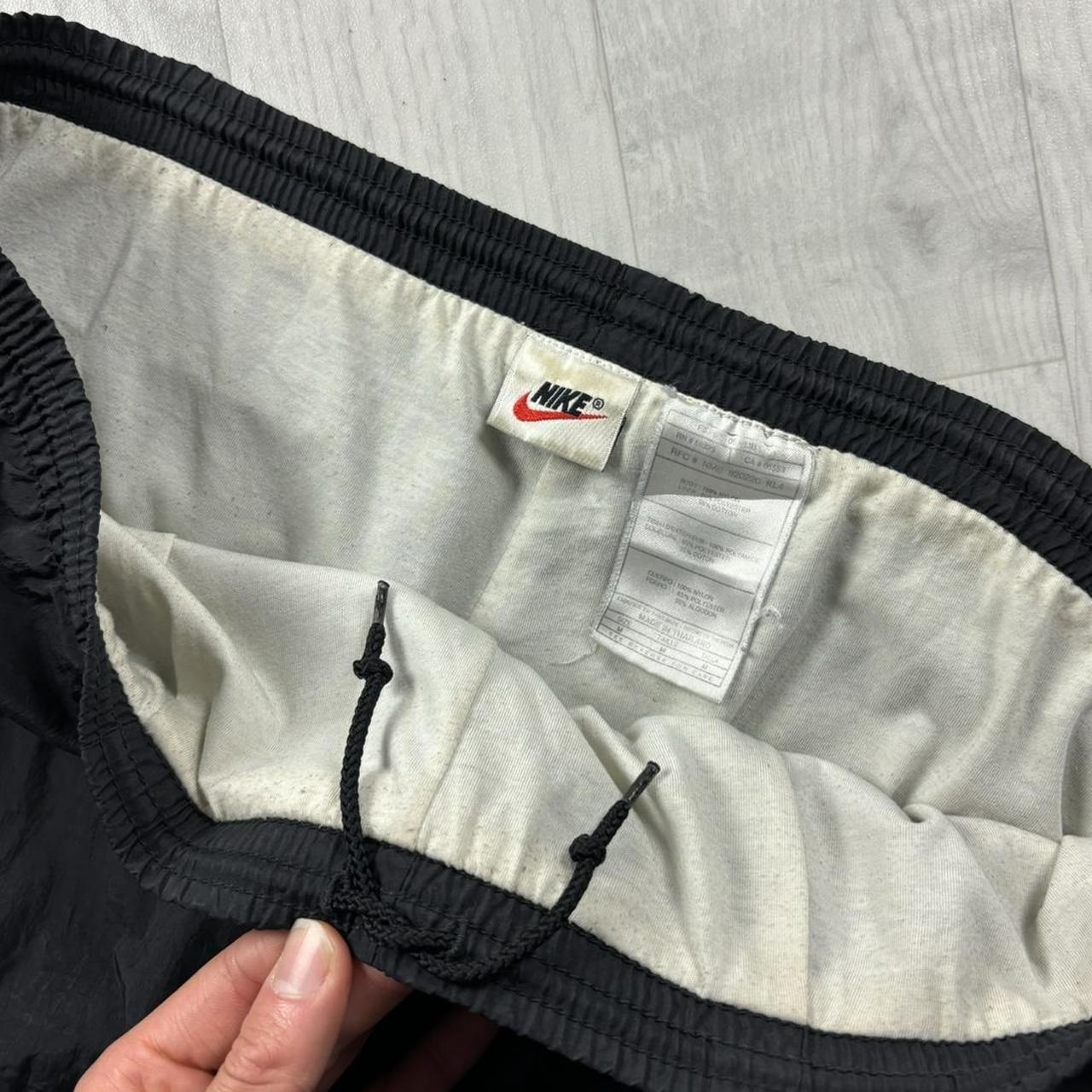 VINTAGE 90s NIKE BAGGY TRACKSUIT BOTTOMS BLACK