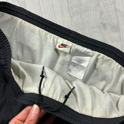 VINTAGE 90s NIKE BAGGY TRACKSUIT BOTTOMS BLACK