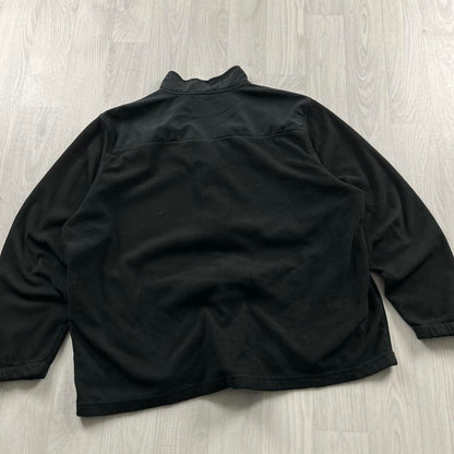 VINTAGE Y2K STARTER ZIP UP FLEECE BLACK