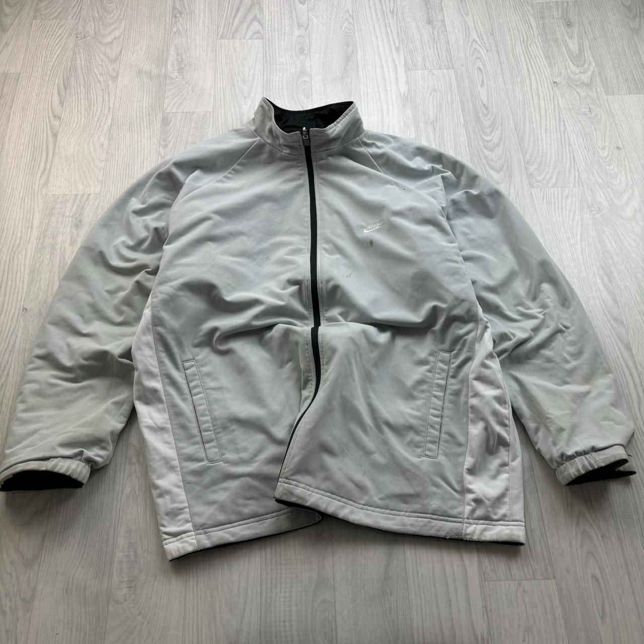 VINTAGE Y2K NIKE REVERSIBLE WINDBREAKER TRACKSUIT JACKET BLACK