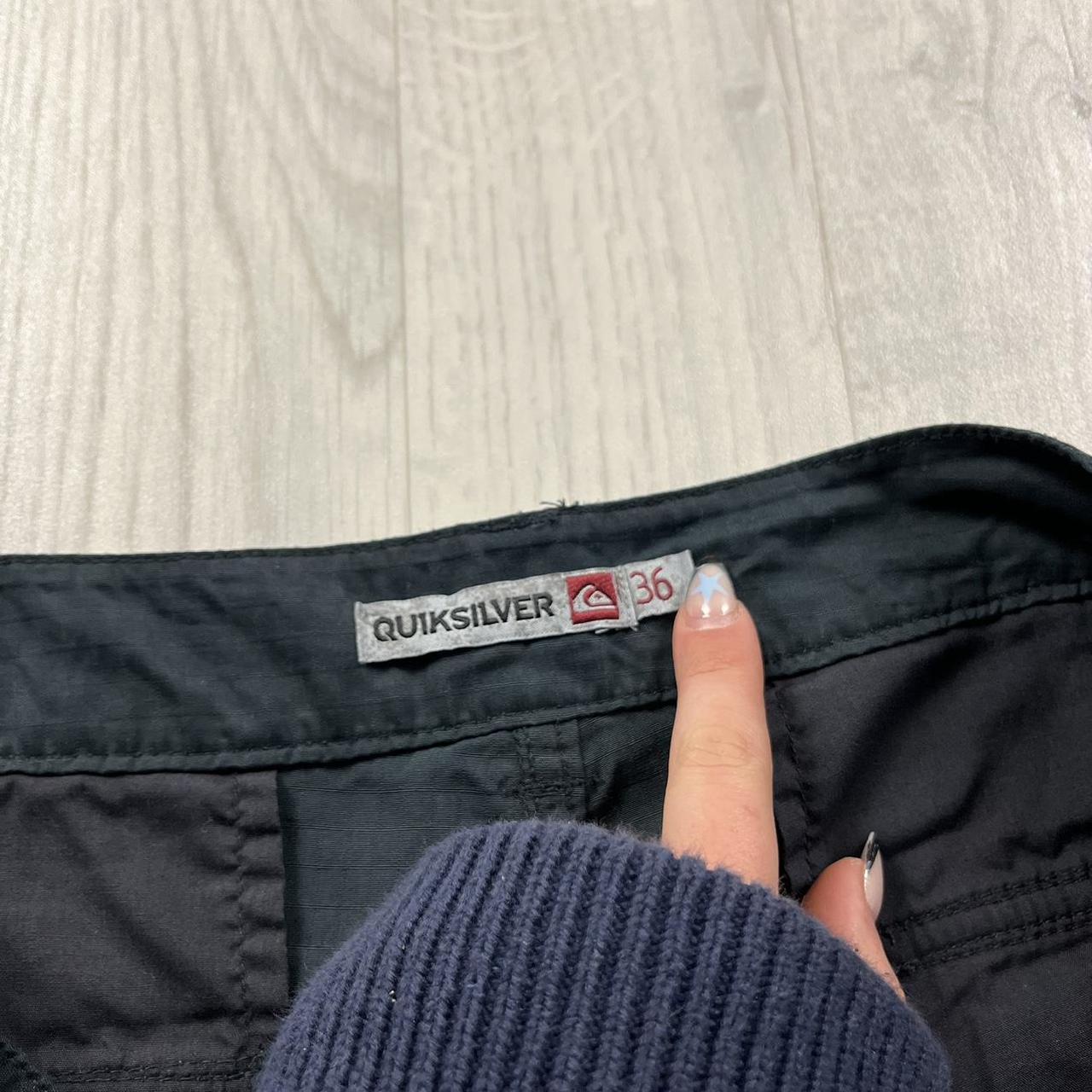 VINTAGE Y2K QUIKSILVER BAGGY LOOSE SHORTS BLACK