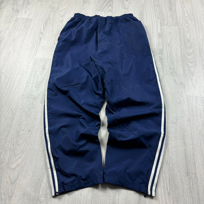 VINTAGE Y2K ADIDAS BAGGY TRACKSUIT BOTTOMS NAVY