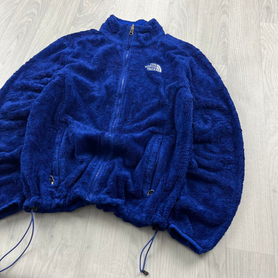 VINTAGE Y2K THE NORTH FACE FLEECE ZIP UP JACKET BLUE