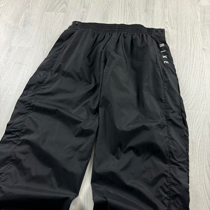 VINTAGE 90s NIKE BAGGY TRACKSUIT BOTTOMS BLACK
