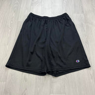 VINTAGE Y2K CHAMPION BAGGY MESH SPORT SHORTS BLACK