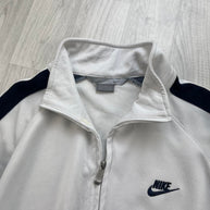 VINTAGE Y2K NIKE ZIP UP TRACK JACKET WHITE