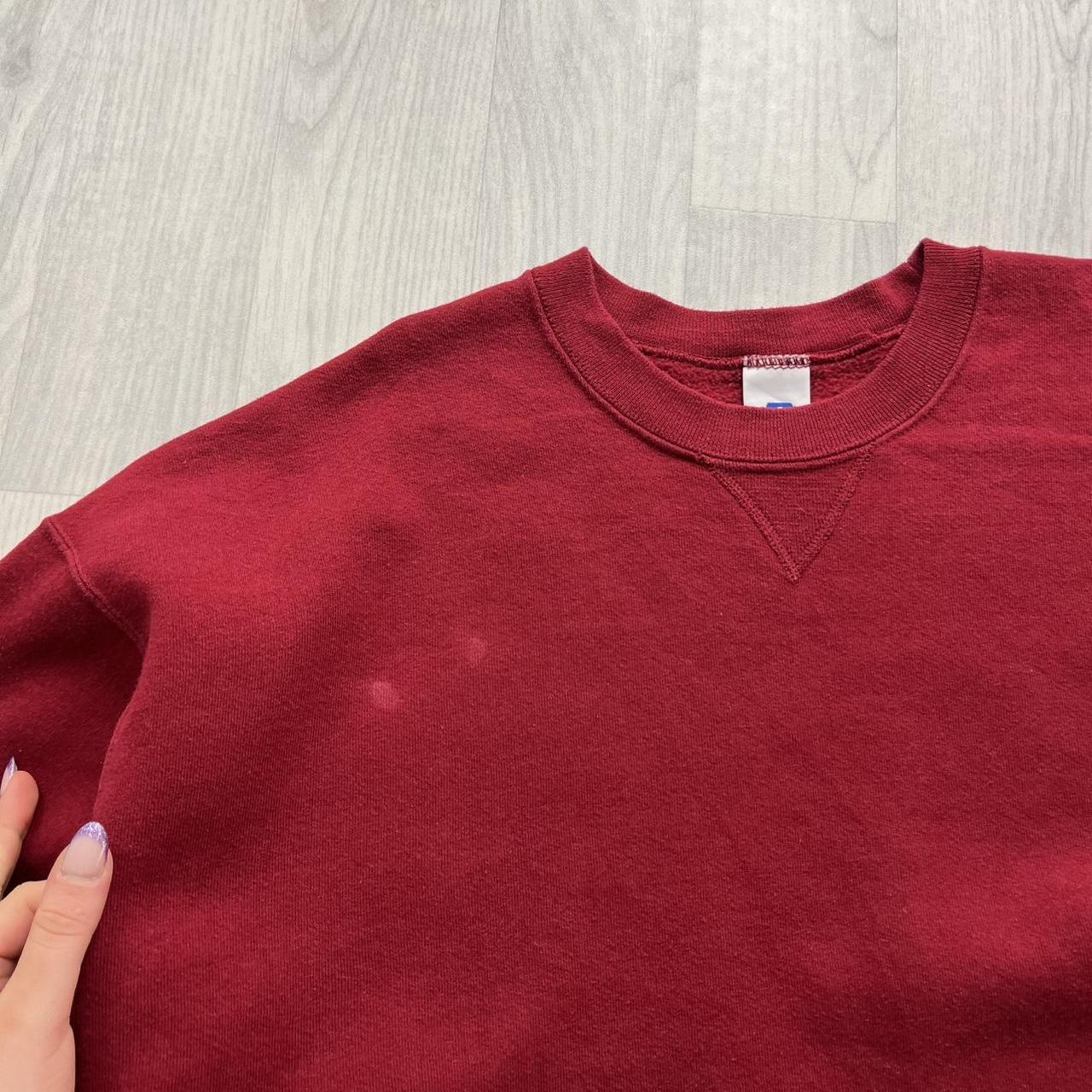 VINTAGE Y2K RUSSELL ATHLETIC SWEATSHIRT RED