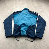 VINTAGE 04/05 ADIDAS MARSEILLE FOOTBALL LIGHTWEIGHT JACKET BLUE