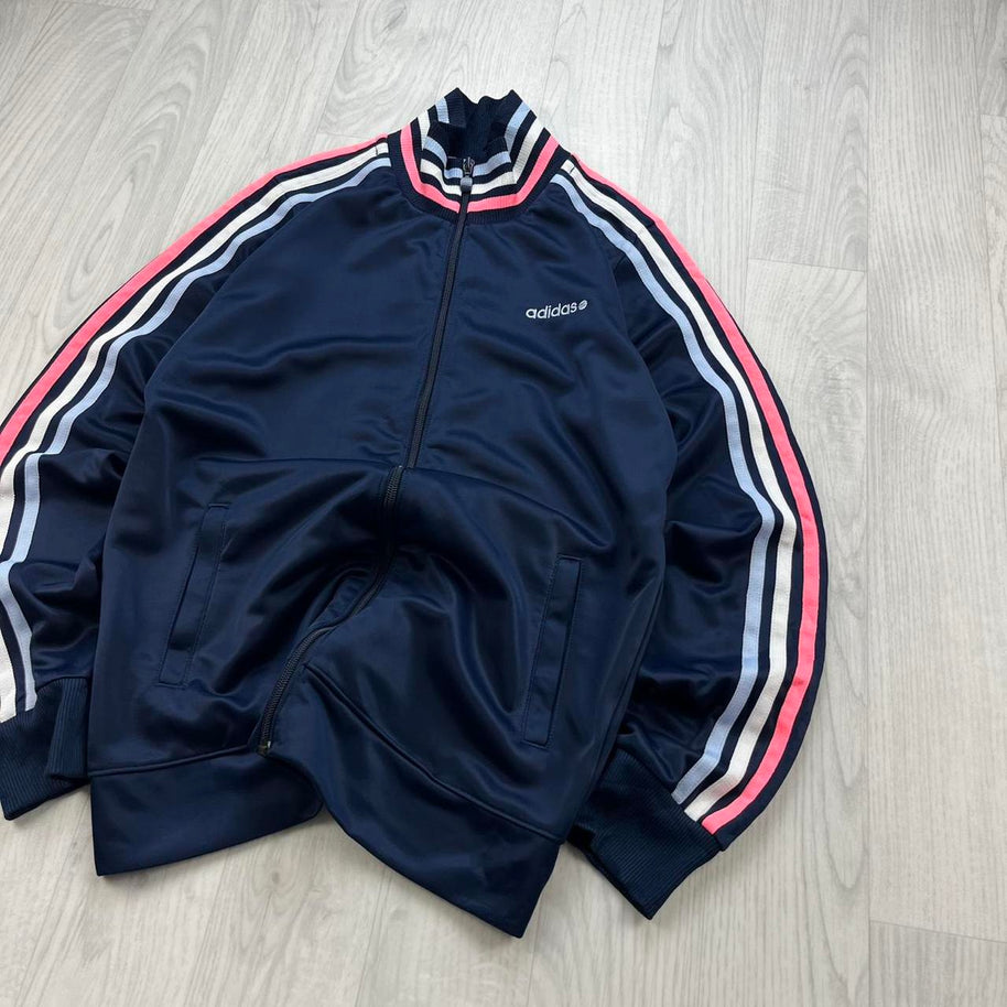 VINTAGE Y2K ADIDAS NEO SIDE STRIPE TRACK JACKET NAVY