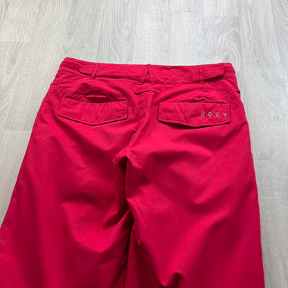 VINTAGE Y2K ROXY BAGGY SKI PANTS SALOPETTES PINK