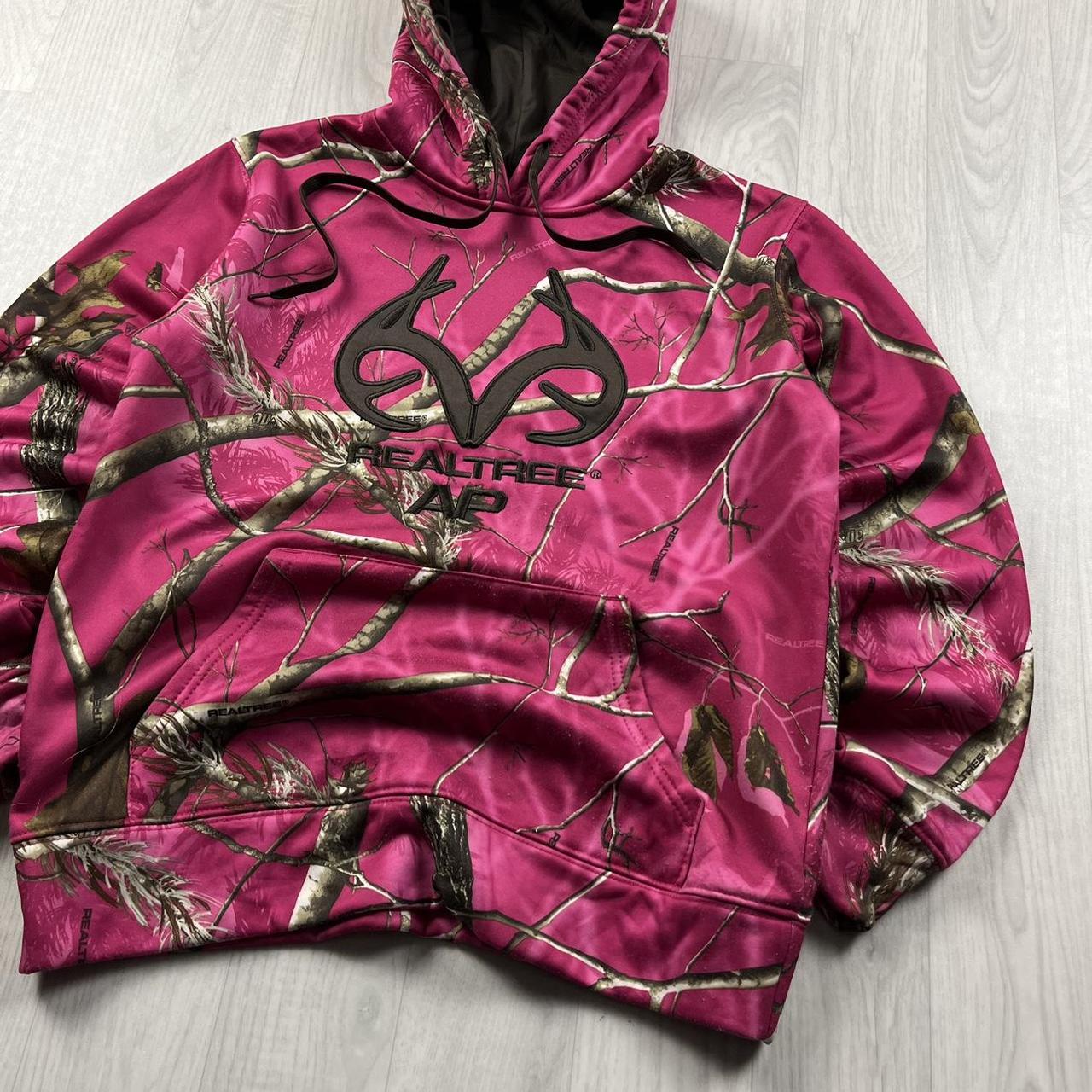 VINTAGE REALTREE HOODIE CAMO PINK