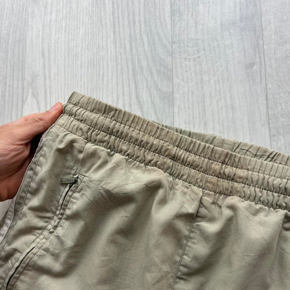 VINTAGE Y2K ADIDAS BAGGY TRACKSUIT BOTTOMS BEIGE