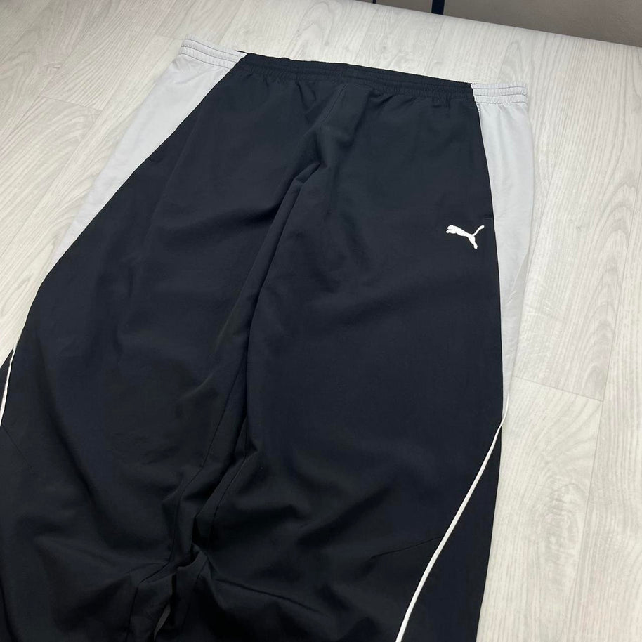 VINTAGE Y2K PUMA BAGGY TRACKSUIT BOTTOMS BLACK