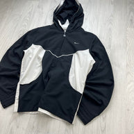 VINTAGE Y2K NIKE HOODED TRACK JACKET BLACK