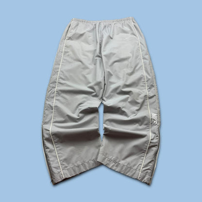 VINTAGE Y2K NIKE BAGGY TRACKSUIT BOTTOMS GREY